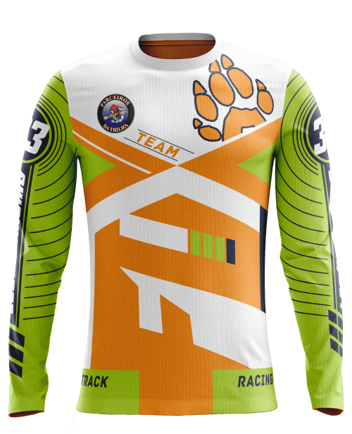 camisa de trilha personalizada