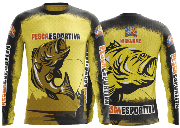 camisa de pesca personalizada