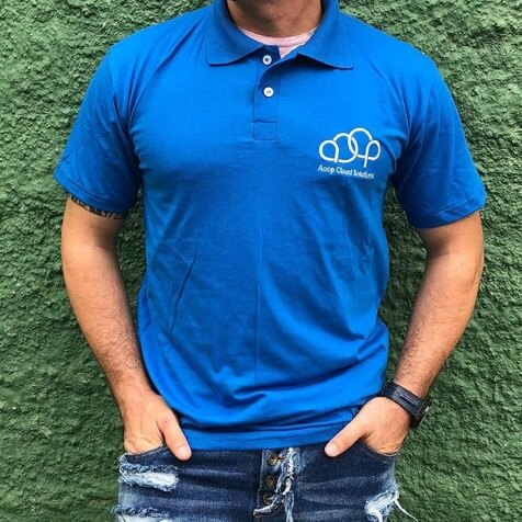 bordados em camisas polo