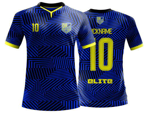 modelo de camisa de time personalizada