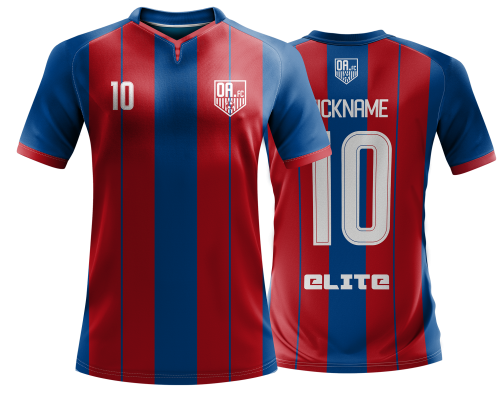modelo de camisa de time personalizada