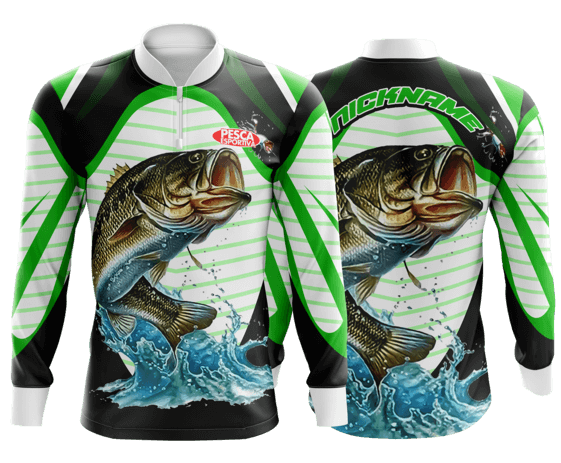 modelo de camisa de pesca personalizado