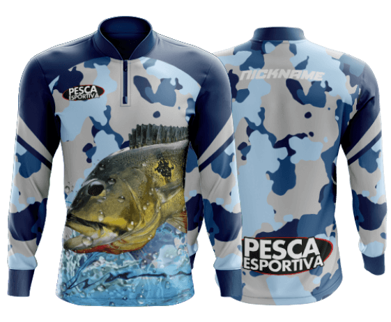 camisa de pesca personalizada